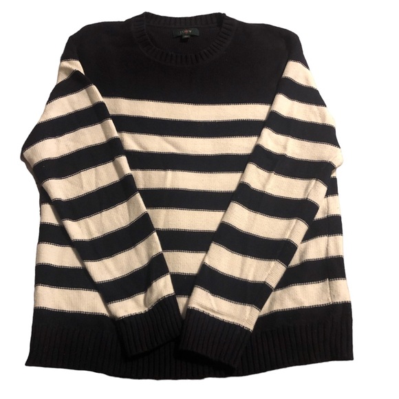 Nautical J. Crew crewneck  Cotton sweater - Picture 1 of 6
